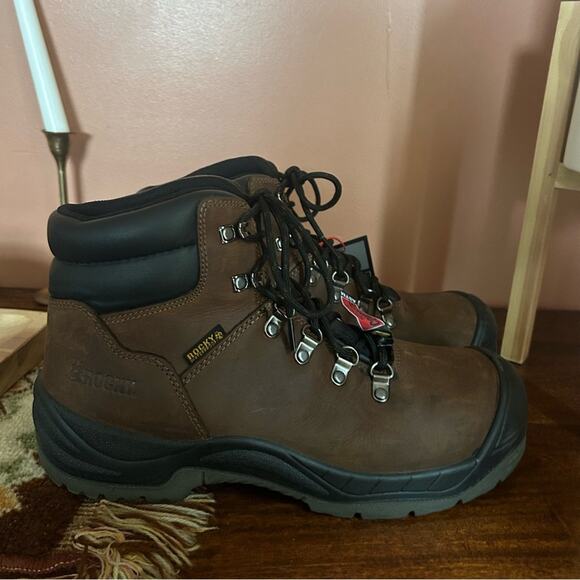 Rocky 5” Work Smart Composite Toe Hiker Boots Brown Leather NWT Women’s Size 10 - Picture 4 of 8